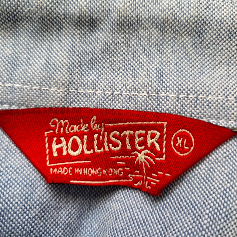 Hollister Mens dress shirt Size Xl
